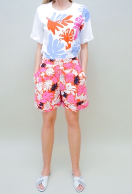 Marni Shorts mit Palmen-print in leuchtenden Farben 