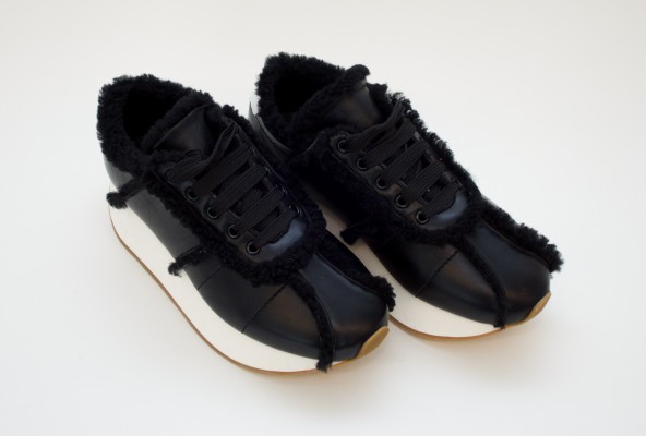 Marni Schuhe aus Nappaleder in schwarz&weiß
